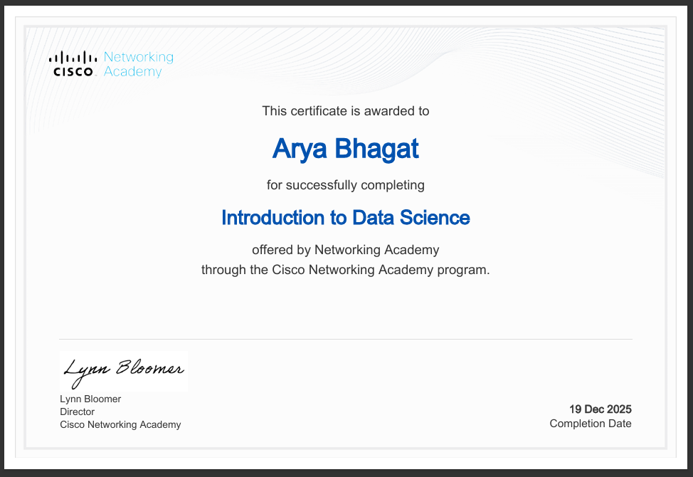 Cisco Certificate